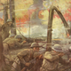 Cover illustration of soldiers in World War I, scanned from the May 18, 1918 issue of The Literary Digest